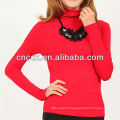 13STC5126 turtleneck women pullover latest designer tunics